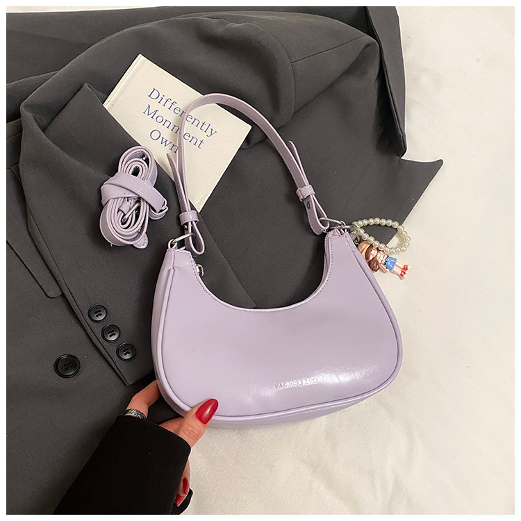 Premijerna ženska PU crossbody torba, korejskog stila, oblik dumpling, ljeto 2025