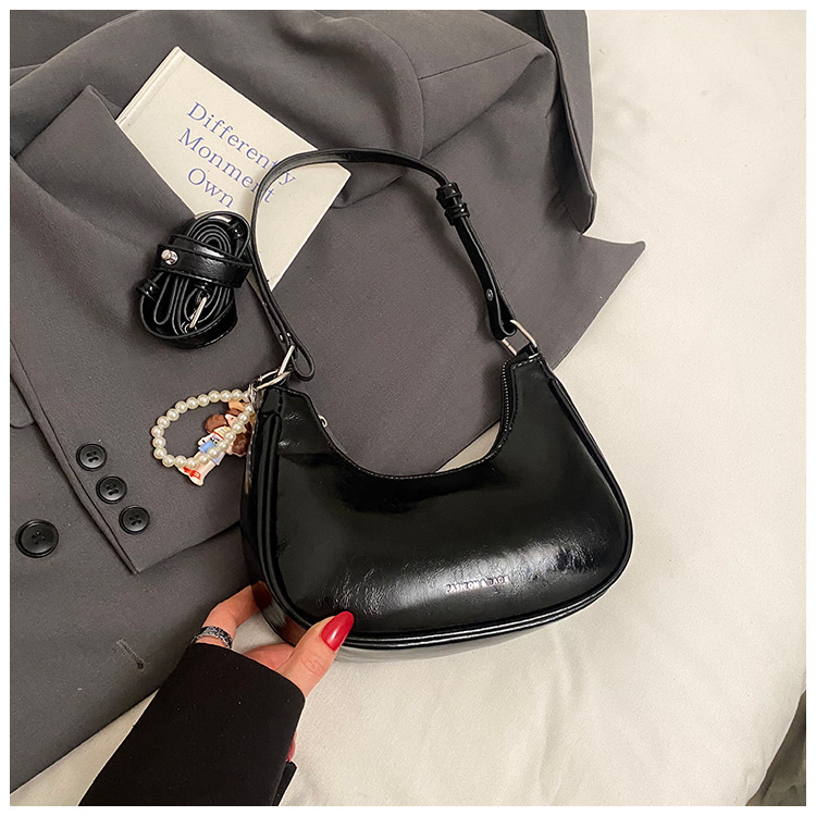 Premijerna ženska PU crossbody torba, korejskog stila, oblik dumpling, ljeto 2025