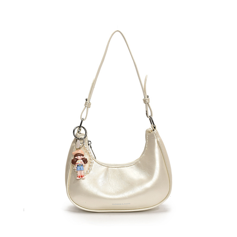 Premijerna ženska PU crossbody torba, korejskog stila, oblik dumpling, ljeto 2025