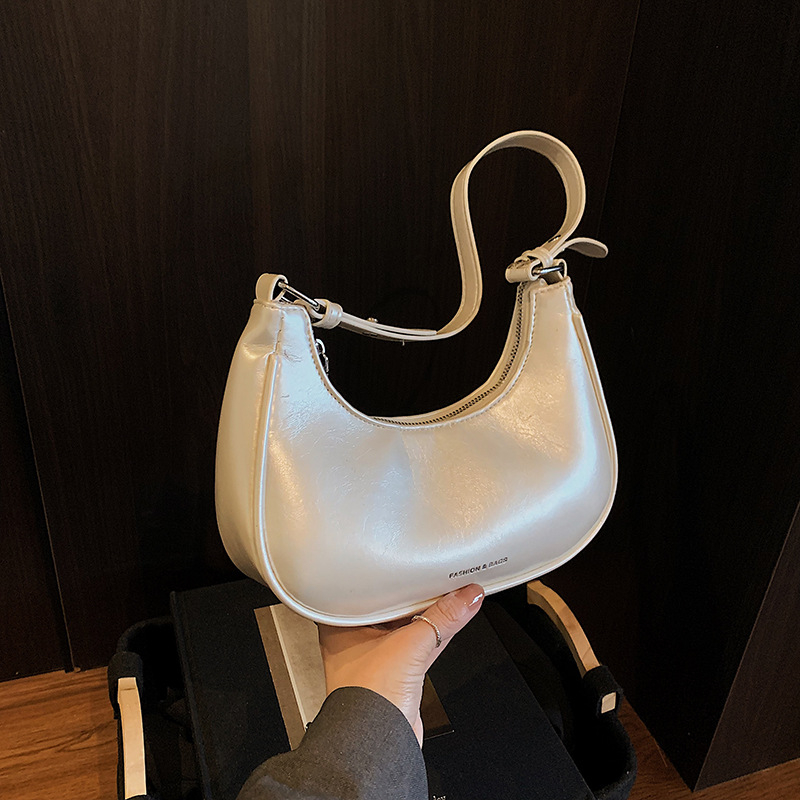 Premijerna ženska PU crossbody torba, korejskog stila, oblik dumpling, ljeto 2025