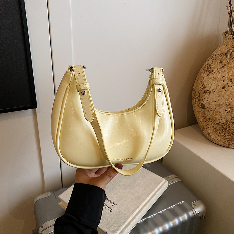 Premijerna ženska PU crossbody torba, korejskog stila, oblik dumpling, ljeto 2025
