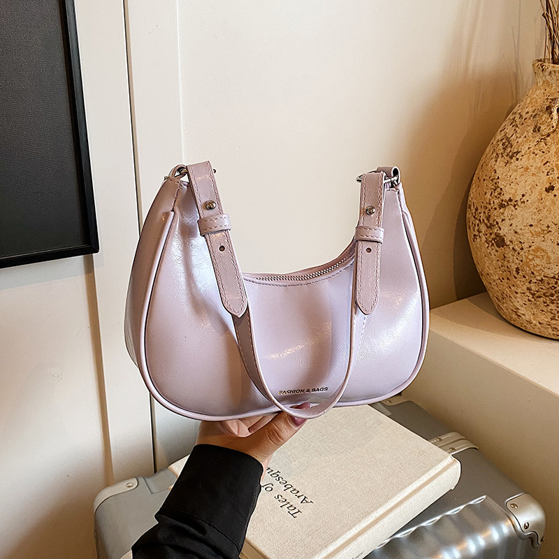 Premijerna ženska PU crossbody torba, korejskog stila, oblik dumpling, ljeto 2025