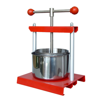 Presă manuală din oțel inoxidabil, 6L – separare a sucului de pulpă, presă pentru brânză și filtrare în bucătărie