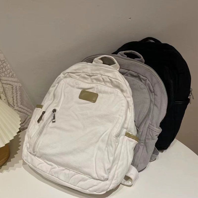 Ženski ruksak u japanskom stilu od poliestera, podstava od kanvasa, svakodnevna studentska torba Harajuku stil