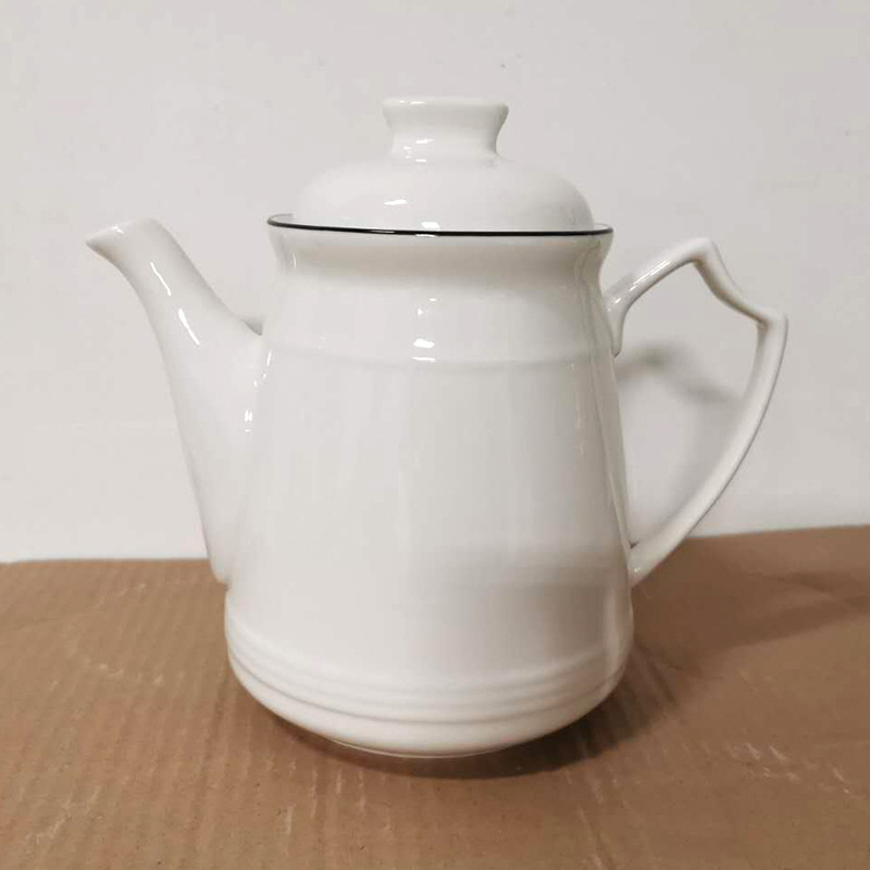 Ceainic ceramic cu posibilitatea personalizării logo-ului, rezistent la temperaturi înalte pentru apă caldă și rece