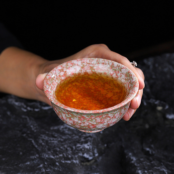 Set ceramic Gongfu pentru ceai: ceașcă principală, ceașcă de degustare, bol mare pentru ceai și suport pentru ceai – cadou