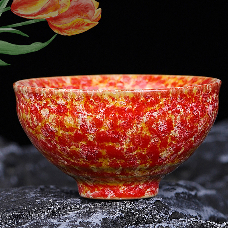Set ceramic Gongfu pentru ceai: ceașcă principală, ceașcă de degustare, bol mare pentru ceai și suport pentru ceai – cadou