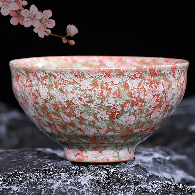 Set ceramic Gongfu pentru ceai: ceașcă principală, ceașcă de degustare, bol mare pentru ceai și suport pentru ceai – cadou