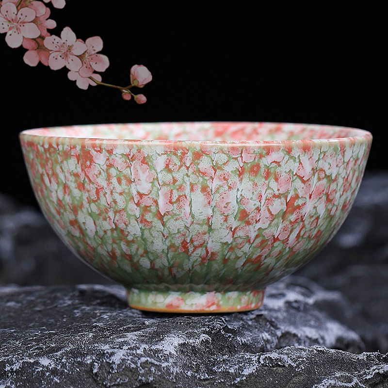 Set ceramic Gongfu pentru ceai: ceașcă principală, ceașcă de degustare, bol mare pentru ceai și suport pentru ceai – cadou