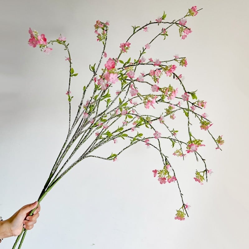 Flori artificiale Snow Willow de înaltă calitate pentru decor de nuntă și amenajări de interior