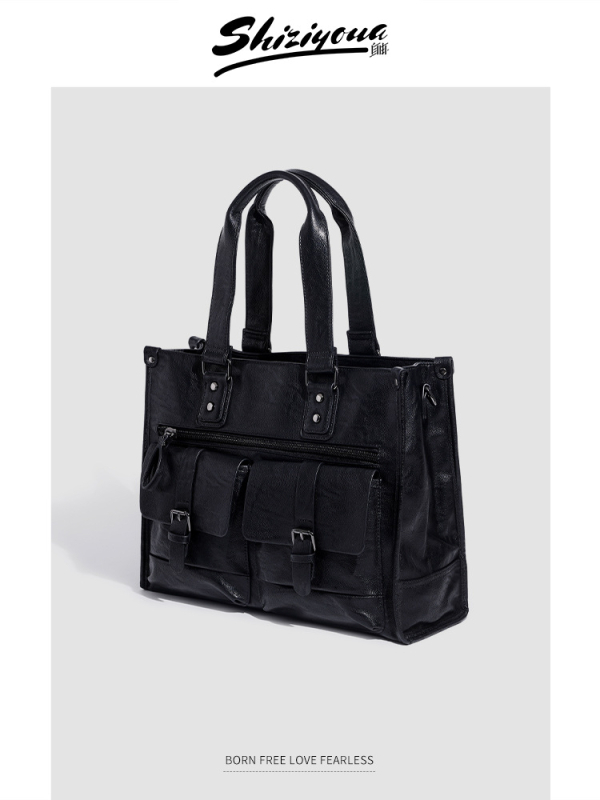 Unisex kožna poslovna torba za 8-inčni laptop