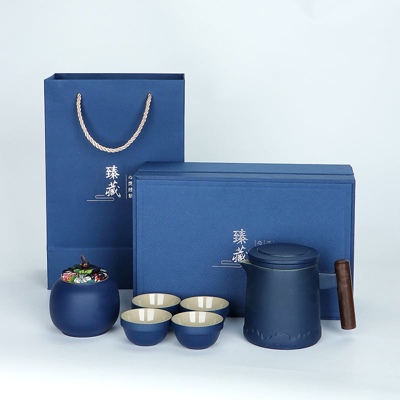Set ceramic de ceai pentru călătorii cu ceainic Kung Fu și ceașcă, stil chinezesc, kit de preparare a ceaiului, cadou în aer liber
