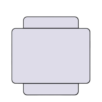 Tablă albă de scris, cu două fețe, pentru birou și casă, 21x30 cm, cadru PVC, panou din lemn