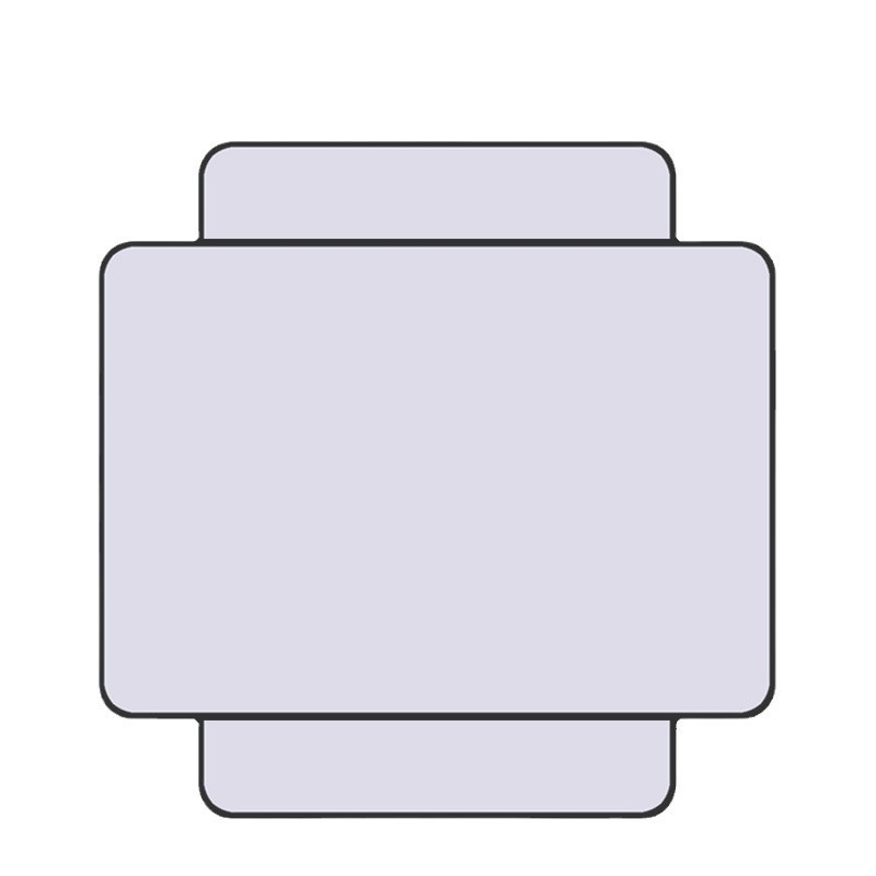 Tablă albă de scris, cu două fețe, pentru birou și casă, 21x30 cm, cadru PVC, panou din lemn