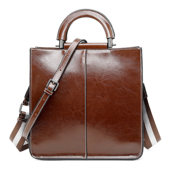 Vintage luksuzna tote torba za žene, od prave kože, model 2026, svestrana za posao i svakodnevnu upotrebu.