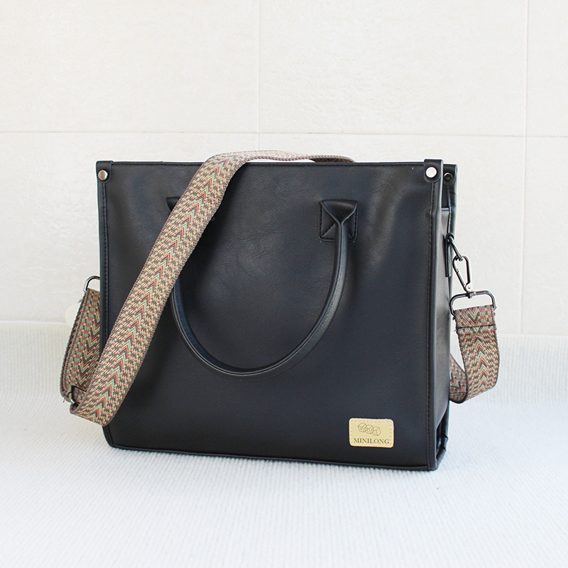 PU kožna muška torba za rame, crossbody, za 13-inčni prijenosno računalo, svakodnevna tote torba