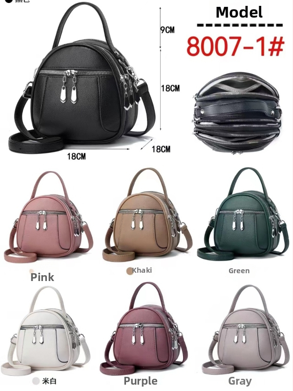 Daiziya dámska PU bucket taška, strednej veľkosti, zapínanie na zips, mäkká koža, vnútorné vrecká, jeden ramenný popruh