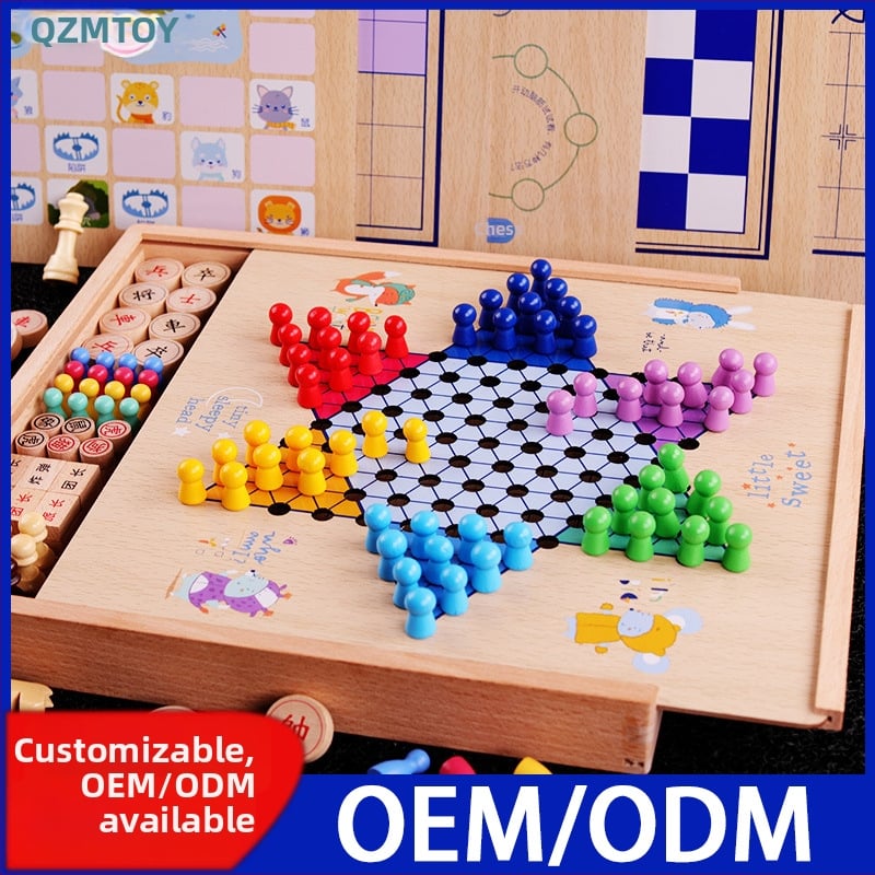 27-u-1 višenamjenska društvena igra: šah, kineski šah, Go, vojni šah, borba, interaktivna igra roditelj-dijete, edukativna