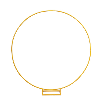 Arc metalic circular cu bază mare pentru decorarea nunții și a petrecerii