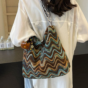 Ženska crossbody torba, novi stil, velika kapaciteta, platnena torba u stilu kante