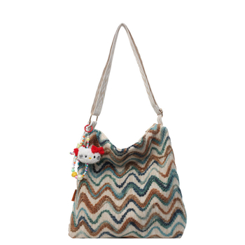 Ženska crossbody torba, novi stil, velika kapaciteta, platnena torba u stilu kante