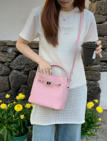 Bucket torba od kože vrhunske kvalitete – ženska torba za svakodnevnu upotrebu, kožna torba za rame ili crossbody
