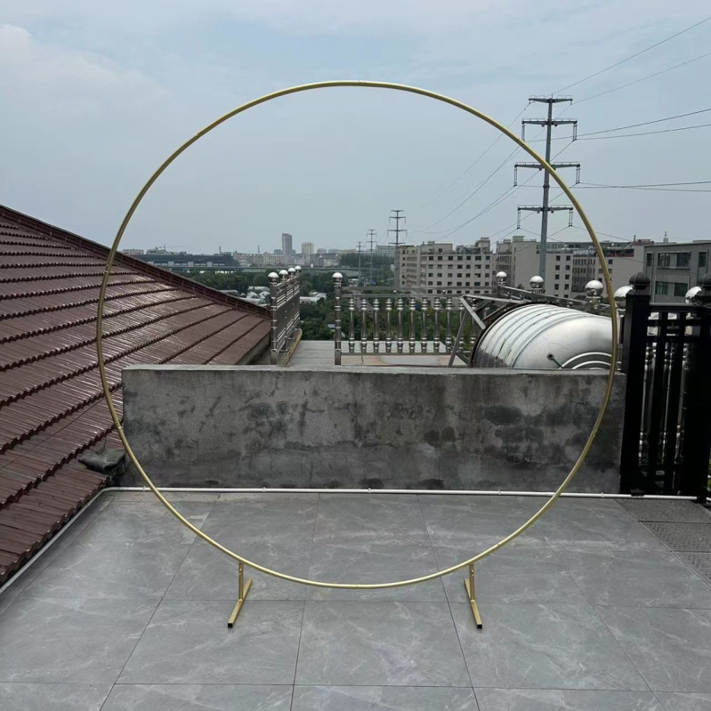 Set de suporturi pentru arc de baloane din fier forjat, pentru ziua de naștere și nunți, fundal de scenă și decor exterior