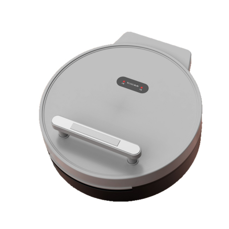 Tigaie electrică pentru clătite din titan pur, cu adâncime mărită, încălzire dublă pe ambele fețe, suprafață antiaderentă, tavă de copt separată, diametru 32–35 cm