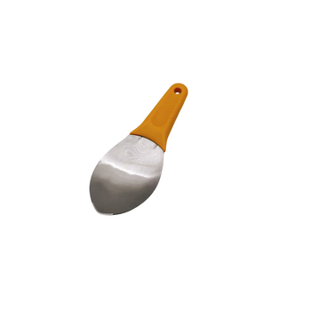 Cuțit din oțel inoxidabil pentru tăiere mango cu despărțitor de sâmburi – funcție dublă, lingură pentru pulpă