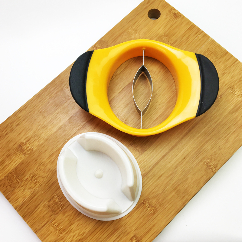 Tăietor mango cu eliminare a sâmburilor — ustensilă de bucătărie din oțel inoxidabil