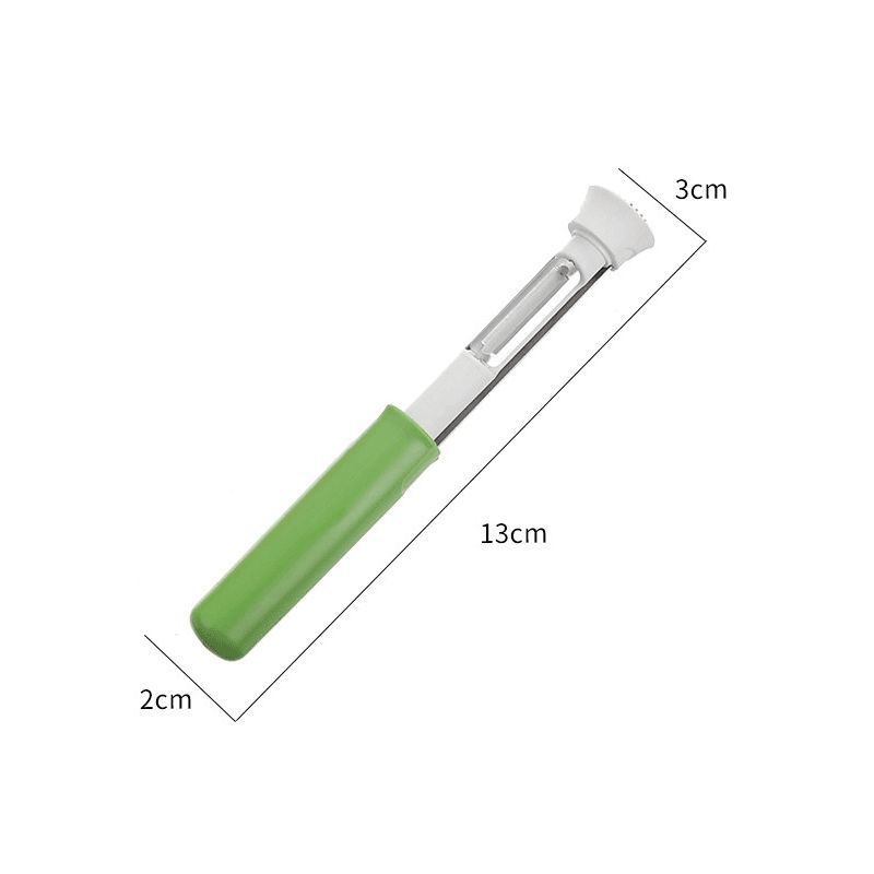 Corer telescopic pentru fructe, îndepărtător de sâmburi pentru mere și pere, oțel inoxidabil, 2-in-1 curățitor de fructe