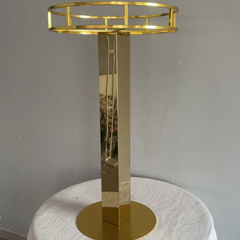 Accesorii noi pentru nuntă din oțel inoxidabil: masă de desert, zonă de înregistrare, decoruri pentru petrecere de ziua de naștere, suport pentru flori