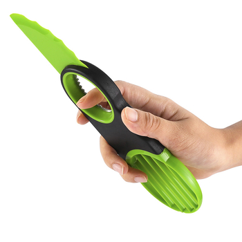 Tăietor de fructe 3 în 1 pentru kiwi și avocado – feliator, scoatere de sâmburi, cuțit