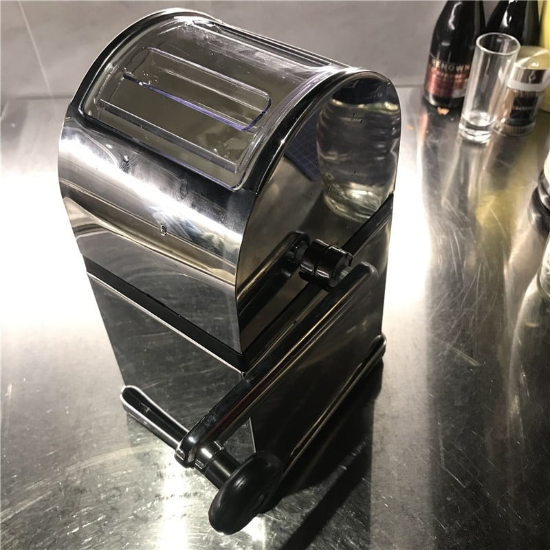 Zdrobitor de gheață manual din oțel inoxidabil – instrument pentru barman, zdrobitor de struguri