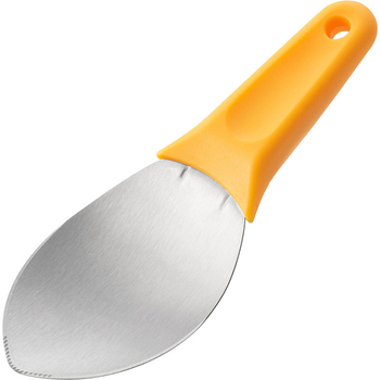 Decojitor de mango din oțel inoxidabil, lingură pentru pulpă de fructe, unealtă pentru tăierea mango-ului în cuburi, separator de coajă și sâmbure, lingură pentru scoaterea pulpei
