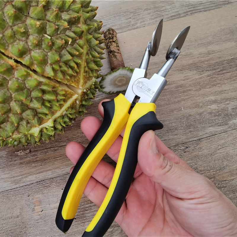 Deschizător de durian Musang King cu cuțit din oțel inoxidabil și clește