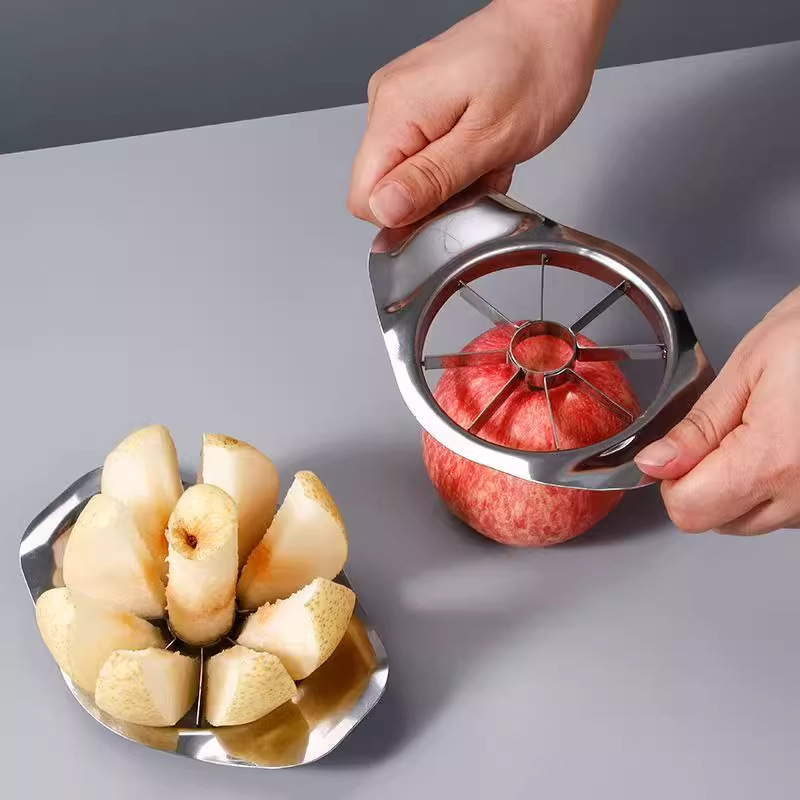 Tăietor de fructe din oțel inoxidabil cu eliminarea miezului – pentru bucătărie acasă