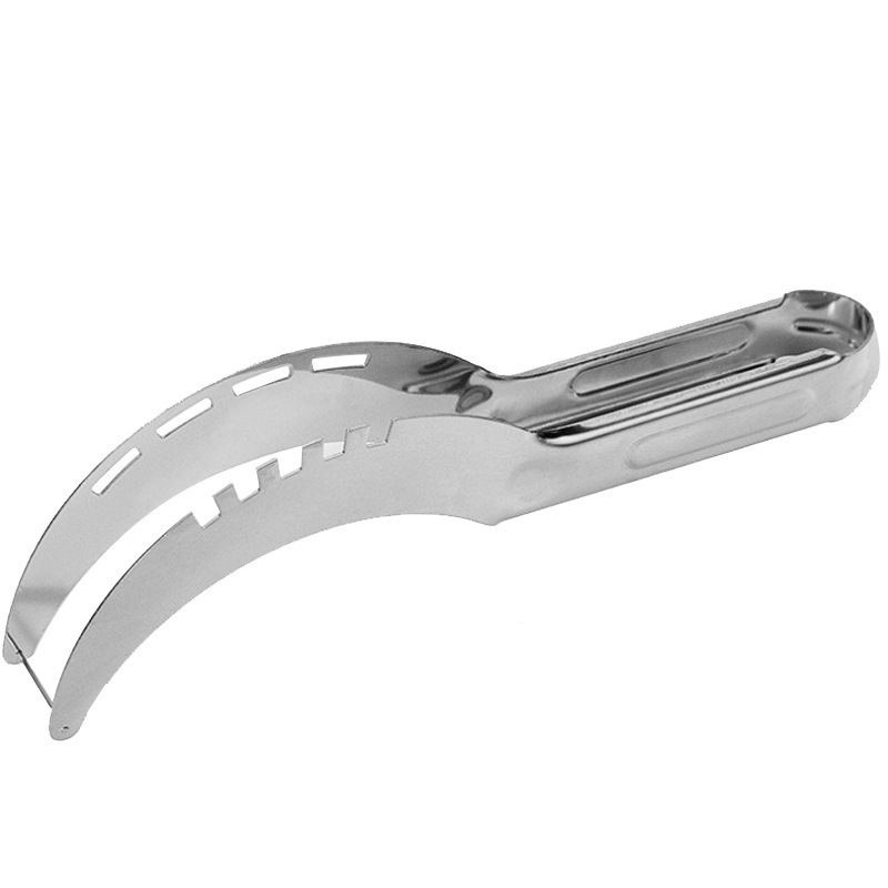 Tăietor din oțel inoxidabil pentru pepene, tăiere în cuburi și extractor de pulpă, ustensilă de bucătărie