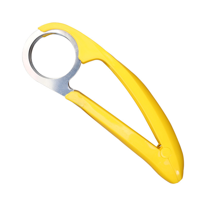 Dispozitiv din oțel inoxidabil pentru banane – separator de fructe și cuțit de tăiere