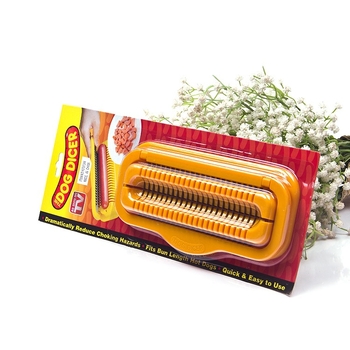 Tăietor pentru hot dog și instrument de tăiere pentru șuncă, cârnați și ouă – gadget de bucătărie compact