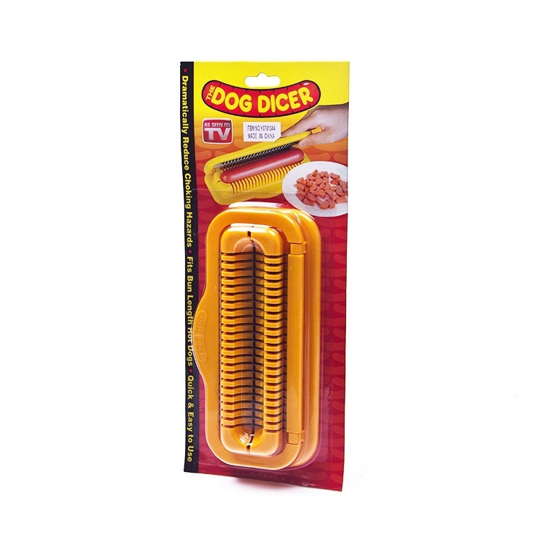 Tăietor pentru hot dog și instrument de tăiere pentru șuncă, cârnați și ouă – gadget de bucătărie compact