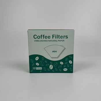 50 de foi de filtru pentru cafea, hârtie de filtru pentru preparare manuală, filtru con în formă de evantai