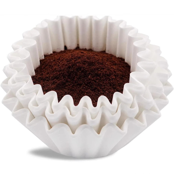 Hârtie de filtru cafea 155/185 pentru preparare prin turnare, filtru ondulat și filtru-ceașcă în formă de bol