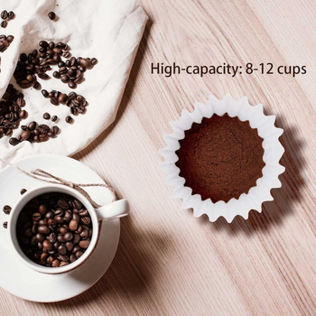 Hârtie de filtru cafea 155/185 pentru preparare prin turnare, filtru ondulat și filtru-ceașcă în formă de bol