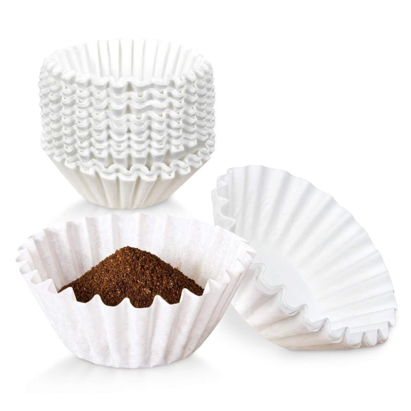 Hârtie de filtru cafea 155/185 pentru preparare prin turnare, filtru ondulat și filtru-ceașcă în formă de bol