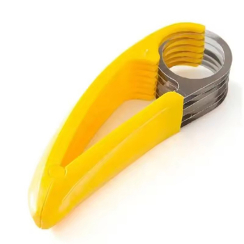 Tăietor din oțel inoxidabil pentru fructe – banane, castraveți și cârnați (instrument mic)