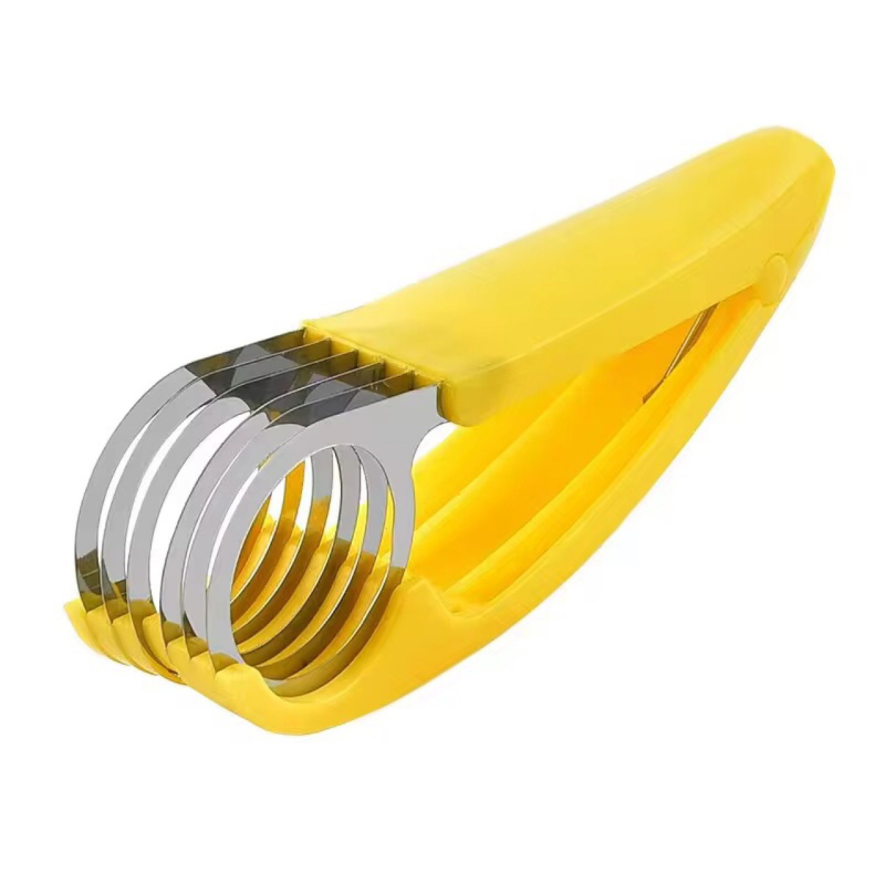 Tăietor din oțel inoxidabil pentru fructe – banane, castraveți și cârnați (instrument mic)