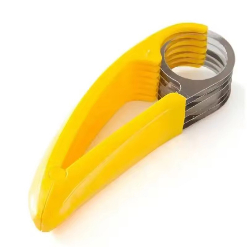 Tăietor din oțel inoxidabil pentru fructe – banane, castraveți și cârnați (instrument mic)