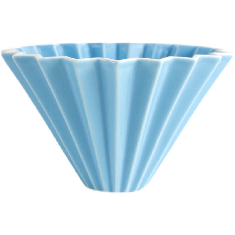Filtru de cafea ceramic Origami, formă în V, filtrare manuală, ceașcă ceramică conică