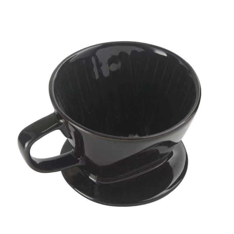 Cana ceramică pentru cafea filtrată, pentru preparare manuală, 2–4 porții, fără filtru de hârtie, pentru cafenea